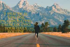 Exercise by walking outside