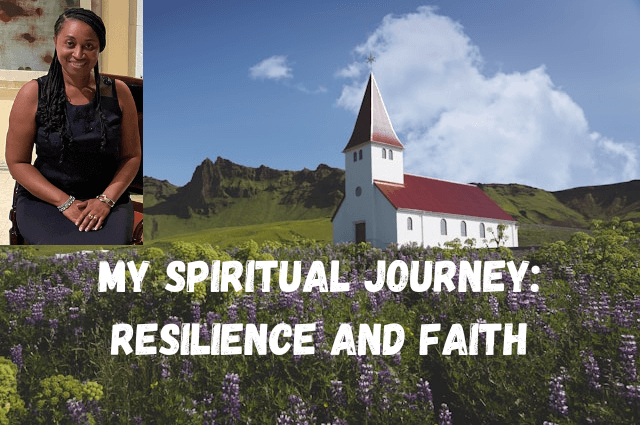 Chapel near flower field-Spiritual Journey