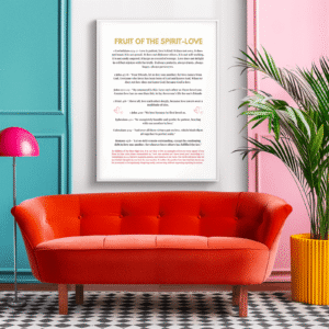 Fruit of the Spirit Love Printable for Kids and Families